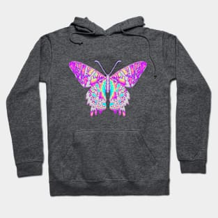 Power of Perspective Imbued Sunset Moth Hoodie